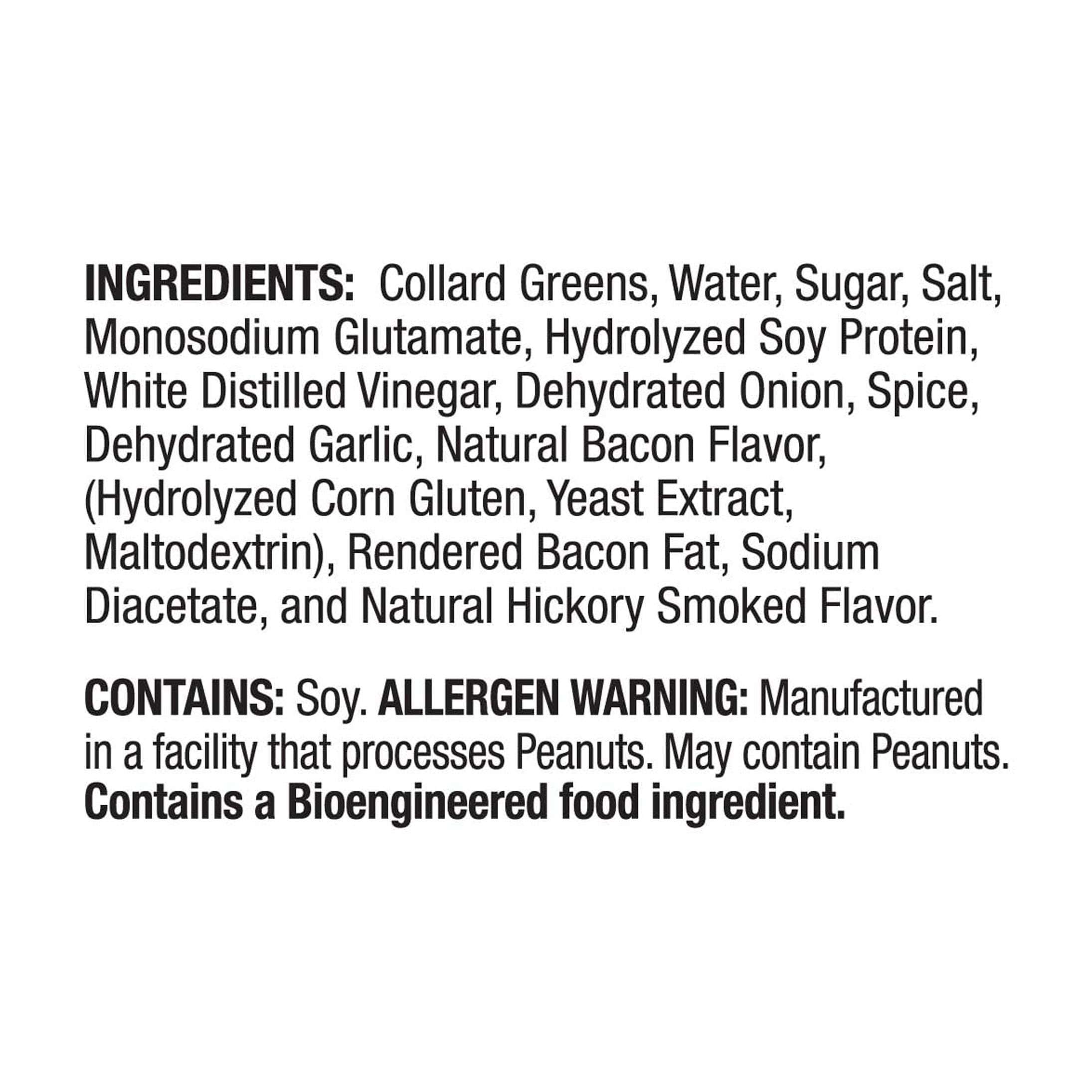 (12 pack) Margaret Holmes Seasoned Collard Greens, Canned Vegetables, 27 oz