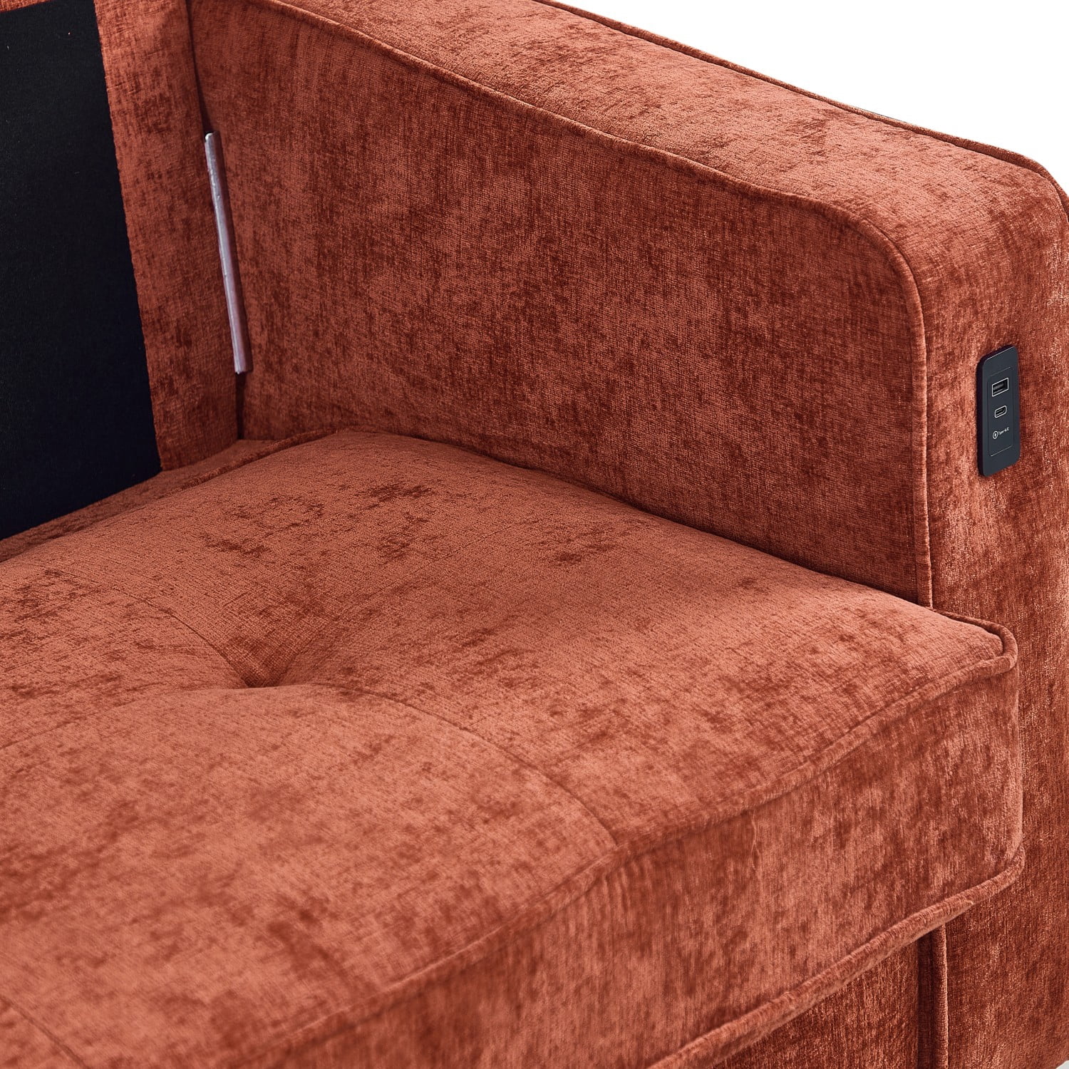 Gewnee Loveseat Sofa, 82.6"Mid Century Modern Couches for Living Room, Small Couches for Small Spaces Love Seat Sofa Couches with Wooden Legs, Bedroom Small Couch