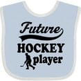 thumbnail image 3 of Inktastic Future Hockey Player Baby Boy Boys Baby Bib, 3 of 4