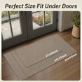 thumbnail image 6 of FEELHOME Door Mats for Inside 17"x30" Non Slip Rubber Welcome Mat for Inside Low-Profile Dirt Trapper Indoor Door Mats for Entryway Absorbent Washable Entry Rug Floor Mats Natural Texture Beige, 6 of 7
