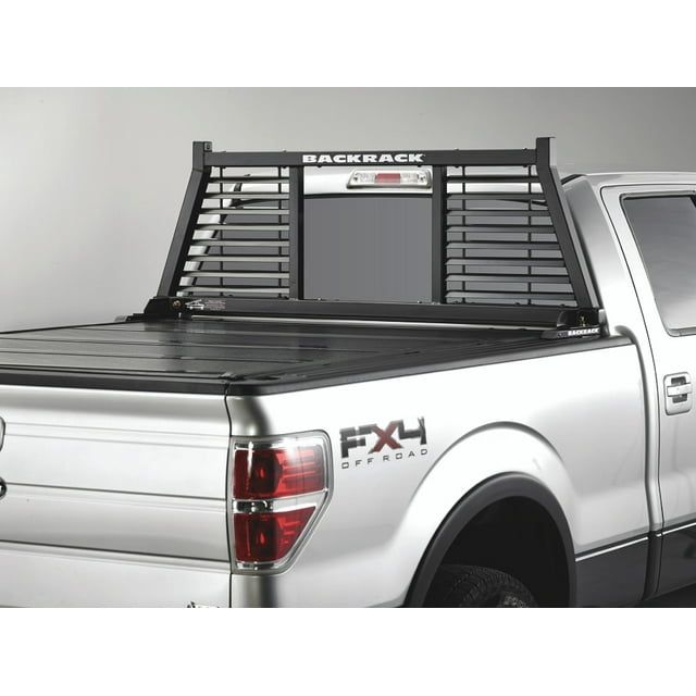 BackRack Headache Rack 147LV Insert Rack; Louvered Rack; Powder Coated; Black; Steel; Requires Truck Specific Hardware Kit