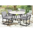 thumbnail image 1 of Comedor Soria 4 Sillas Redondo Tubular y Cubierta de Formica, 1 of 3