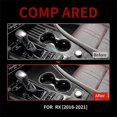 thumbnail image 2 of Center Console Cup Holder Panel Cover Trim Sticker Carbon Fiber For Rx 2016 2017 2018 2019 Accessor, 2 of 5