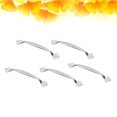 thumbnail image 4 of Troglfold safe grab bar 5pcs Dual Holes Solid Toilet Bathroom Bathtub Handrail Safety Grab Bar Stainless Steel Handles Armrest Safety Hand Rail Support Assist Bath Handles,6.5"X1.06"X1.06", 4 of 10