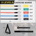 thumbnail image 2 of TCVOR Resistance Bands Set, Exercise Bands Up to 150lb for Working Out, Fitness Bands with Door Anchor & Handles for Men and Women, Strength Training Home Workouts Gym Equipment, 2 of 6