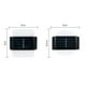 thumbnail image 3 of Lámpara 2 paquetes de luz solar para decoración de jardín, solar para exteriores para el hogar (luz blanca cuadrada) Likrtyny Para estrenar, 3 of 8