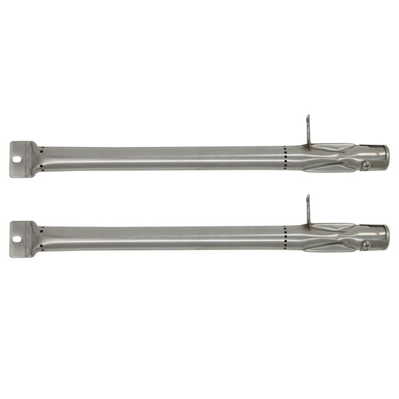 2-Pack BBQ Gas Grill Tube Burner Replacement Parts for Kenmore 119.16301800 - Compatible Barbeque Stainless Steel Pipe Burners