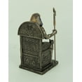 thumbnail image 3 of wu Horus Egyptian God Sitting on Throne Statue, 3 of 4