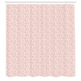 thumbnail image 2 of Ambesonne Luau Shower Curtain, Flourish Pattern Hibiscus Art, 69"Wx75"L, Rose White, 2 of 4