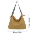 thumbnail image 3 of Bolso de hombro de terciopelo de mujer – Bolso ligero de gran capacidad para el trabajo, viajes y uso diario, 3 of 7
