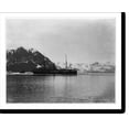 thumbnail image 2 of Historic Framed Print, [Ship, GEORGE W. ELDER, in ice on bay with mountains behind, Alaska or the Aleutian Islands], 17-7/8" x 21-7/8", 2 of 9