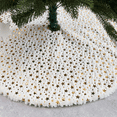 thumbnail image 1 of Falda de árbol de Navidad de 90 cm para decoraciones de fiestas navideñas de árboles de Navidad (blanco), cubierta de base de árbol de Navidad para decoración de árboles de Navidad para fiestas de Nav, 1 of 4