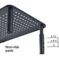 thumbnail image 3 of Soporte para Monitor Con Rejillas Ventilación Flujo Aire Estante Ajustable en 3 Alturas Impresora PC (), 3 of 5