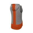 thumbnail image 4 of Sport-Tek LadiesDraft Hoodie Tank LST410 XS Deep Orange/ Dark Grey Heather, 4 of 4