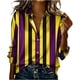 thumbnail image 3 of TaTaai Womens Festival Print Polyester Shirt Long Sleeve Round Neck Casual Lightweight Blouse Holiday Wear Fits Small Gift, 3 of 5