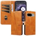 thumbnail image 1 of Phone Case for Google Pixel 8 5G Magnetic PU Leather Card Slots Durable Wallet Cover, 1 of 5