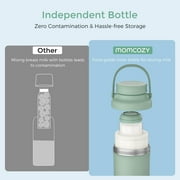 Momcozy 22oz Portable Breast Milk Cooler for Outdoor, Life Saver with 360° Total Cooling for 24 Hours, Larger Capacity Travel Breastmilk Chiller with 2pcs Baby Bottles for Breastmilk Storage
