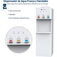 thumbnail image 3 of Dispensador de Agua Bluelander, 3 Ajustes de Temperatura con Gabinete de Almacenamiento, Blanco, 3 of 5