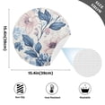 thumbnail image 2 of Ryvnso Blooming Flowers Round Plate Mats Dining Table Placemat Set of 4 for Holiday Decoration, 2 of 7