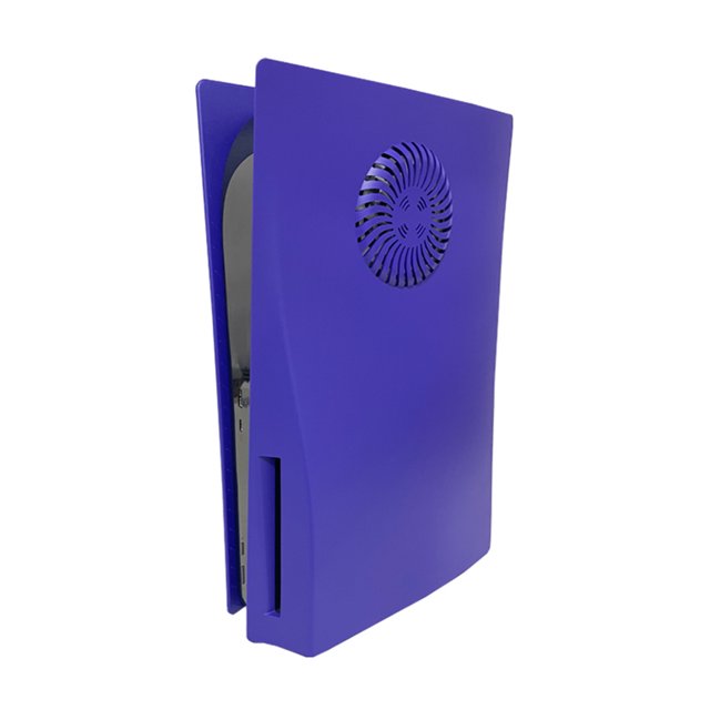 Cajas de panel de consola de juegos huecas Cubiertas de polvo para la versión de CD de host de PS5 (púrpura) Ehuebsd Para estrenar