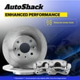 thumbnail image 6 of AutoShack Front Brake Rotors Calipers | Replacement for 2002-2007 Jeep Liberty 2.4L 2.8L 3.7L V6 4WD RWD | 4-PC Brake Kit, 6 of 6