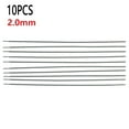 thumbnail image 1 of 10 Pcs Tiges d'Électrode en Acier Inoxydable 1 0mm 4 0mm Kit de Soudure pour Experts, 1 of 10