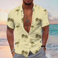 thumbnail image 1 of Chemise Homme Imprimé Léger Manches Longues Col Rabattu Extérieur Rue Bouton Haut Mode Designer Décontracté Respirant Été/printemps, 1 of 5