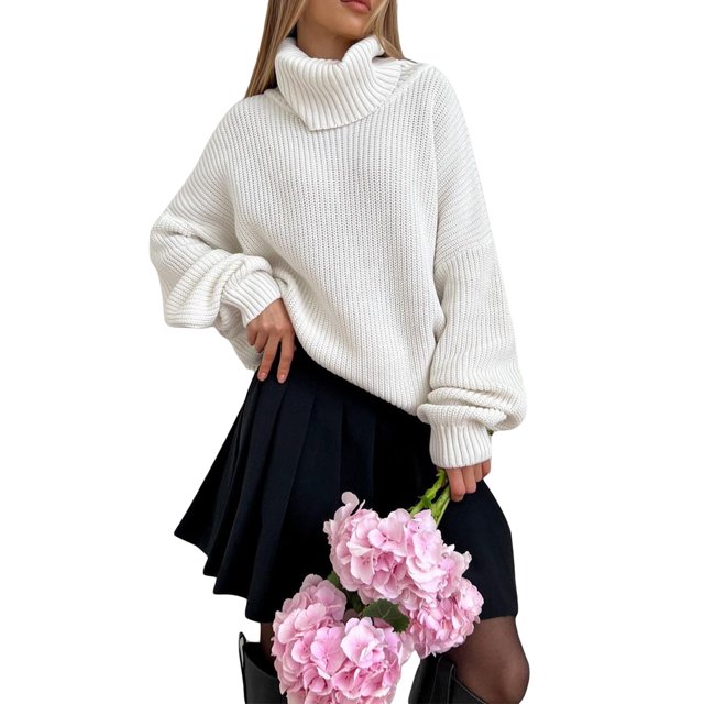 Txlixc Suéter casual de otoño e invierno para mujeres Txlixc moda