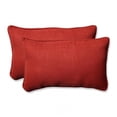 thumbnail image 1 of Pillow Perfect 601182 Extérieur & Intérieur Rave Flamme Coussin Rectangulaire & 44; Lot de 2 - Rouge, 1 of 1