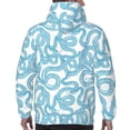 thumbnail image 7 of Sikiie Blue Snake Men's Hoodie, Essentials Hoodie, Sweatshirt, Pullover Hooded Sweatshirt for Men-3X-Large, 7 of 7