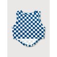 thumbnail image 5 of QQAMB Girls Tank Tops Square Neck Plaid Printed Sleeveless Casual Lightweight Summer Trendy Tank Tops,9 Years, 5 of 8