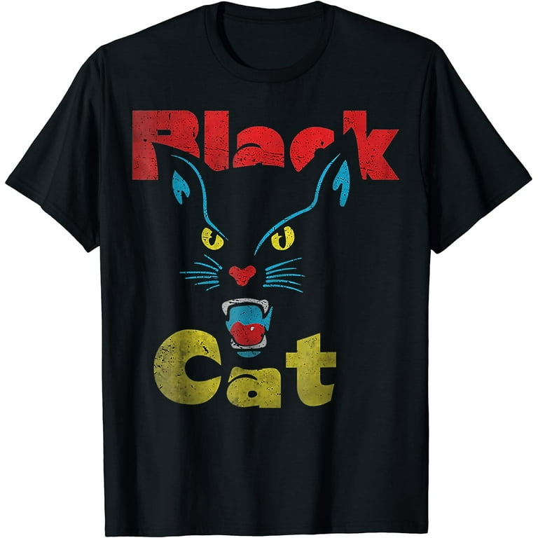 Black Cat Fireworks Logo T Shirt