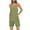 AA-Green, variant on JURANMO Todays Sales, Womens Summer Casual Sleeveless Rompers Loose Spaghetti Strap Overalls Shorts Jumpsuit with Pockets 2025 Beach Vacation Clothes Pink L