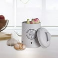 thumbnail image 6 of 3 Pieces Potato Onion Garlic Canister Set Multifunctional with Lids for, 6 of 8