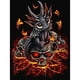 thumbnail image 1 of Pintura de diamante FLhrweasw 5D DIY Cuadrado Animal Dragón de fuego Decoración para el hogar Arte 20X30cm, 1 of 1
