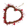 thumbnail image 4 of Corona de San Valentín BLESIY decoración en forma de corazón 30 cm 11,81 pulgadas, 4 of 8