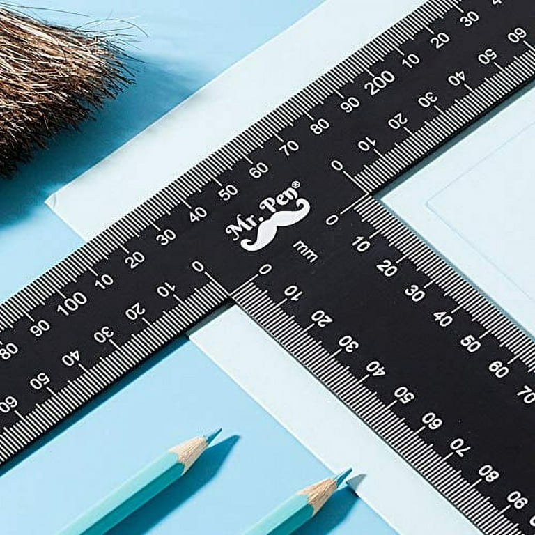 Mr. Pen- 12 Inches Plastic 3 Pack, T Square Ruler, Transparent, Drafting T  Square, T Ruler for Crafting, Clear - Yahoo Shopping