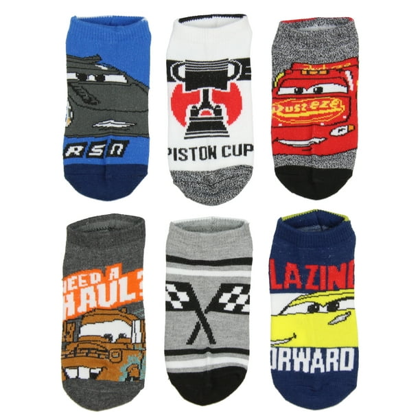 Disney Disney Cars Boys' Kids Character and Sayings Ankle No Show