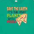 thumbnail image 3 of Inktastic Save the Earth It's the Only Planet with Pizza Boys or Girls Baby T-Shirt, 3 of 4