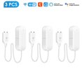 thumbnail image 1 of CORUI WIFI Tuya Sensor de fugas de agua inteligente Detector de alarma Sensor de fugas de agua por inundación Compatible con Smart Life Google Home Alexa, 3 piezas 952, 1 of 5