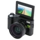 thumbnail image 1 of Cámara Digital 4K HD, Cámara de 48 MP Con Pantalla Abatible de 180 Grados, Cámara de Enfocque Autico Con Pantalla de 3 Pulgadas, Batoria de 800 MAH, 128 GB ampliable, 1 of 7