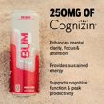 thumbnail image 3 of BUM Energy Energy Drink, 112 mg Natural Caffeine, Strawberry Kiwi, 12 fl oz, 12 pack, 3 of 5