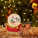 thumbnail image 5 of Bola de nieve navideña, adorno navideño, artesanía de escritorio, luz nocturna, obra de arte, decoración para Alce, 5 of 9