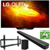LG OLED65BXPUA 65-inch BX 4K Smart OLED TV with AI ThinQ (2020) Bundle with LG SN6Y 3.1 Channel High Res Audio Sound Bar + TaskRabbit Installation Services + Vivitar Low Profile Flat TV Wall Mount
