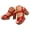 Red, variant on Dakaela Women's Platform Chunky Heels Open Toe Ankle Strap High Heeled Sandals Crisscross Strappy Fashion Wedding Party Dress Pumps Shoes Size 6-10 Beige
