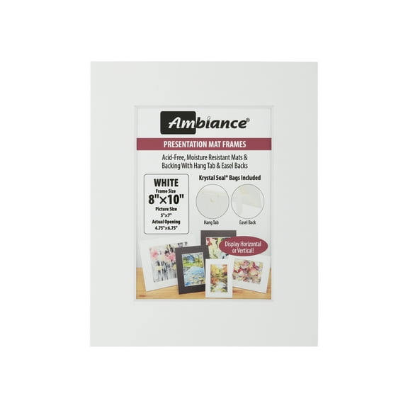 Ambiance Framing 5-Pack Mat Frame - Assorted Sizes & Colors
