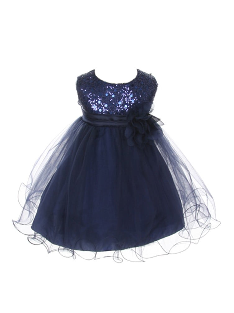 baby girl navy dress