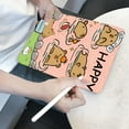 thumbnail image 4 of Tuohive Cartoon Capybara iPad Case for iPad Mini4/5 7.9in Auto Wake Sleep Case Anti drop Pen Holder iPad Case, 4 of 9