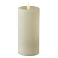 thumbnail image 2 of Fine Ribbed Motion Flameless Candle 3x7 Ivory, 2 of 5