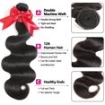 thumbnail image 2 of Mechones de pelo con cierre YIBUSI 12A Brazilian Body Wave 3x26-28-30 + 20 cm, 2 of 6